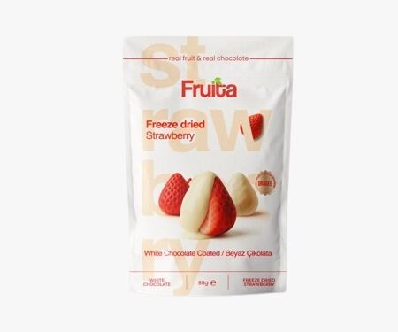 White Chocolate Coated Strawberry